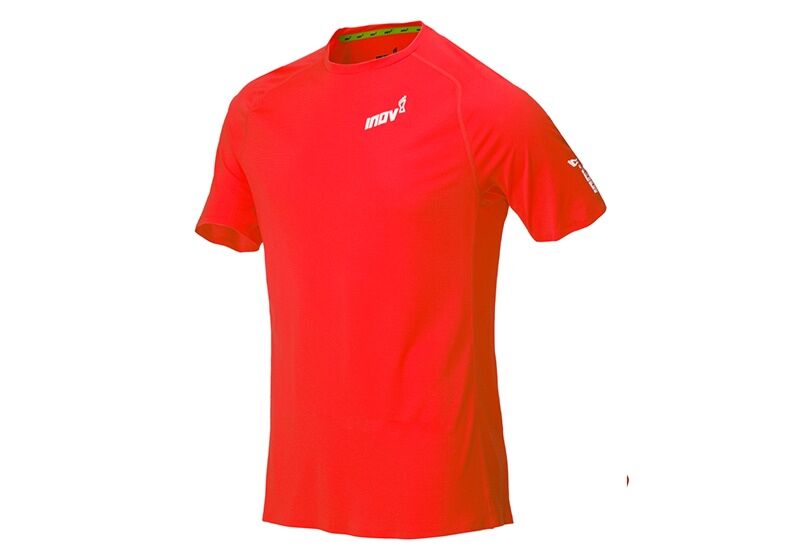 Koszulka Inov-8 Base Elite 2.0 Short Sleeve Męskie Czerwone RAL-984056